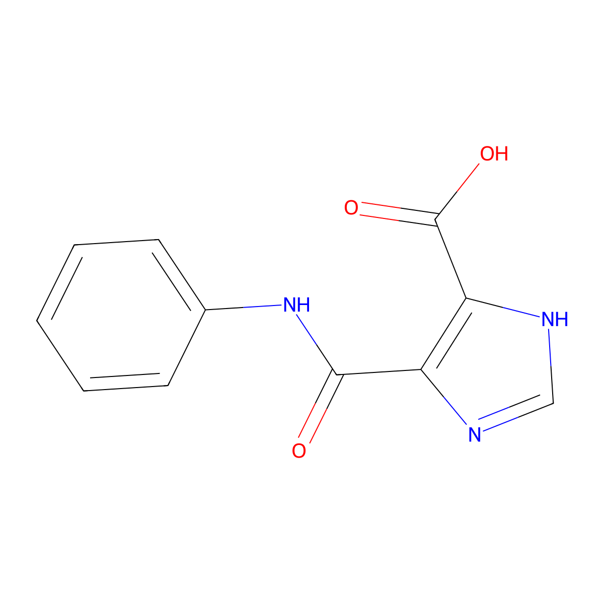 5-Phenylcarbamoyl-3H-imidazole-4-carboxylic acid molecular structure, CAS 313537-96-1