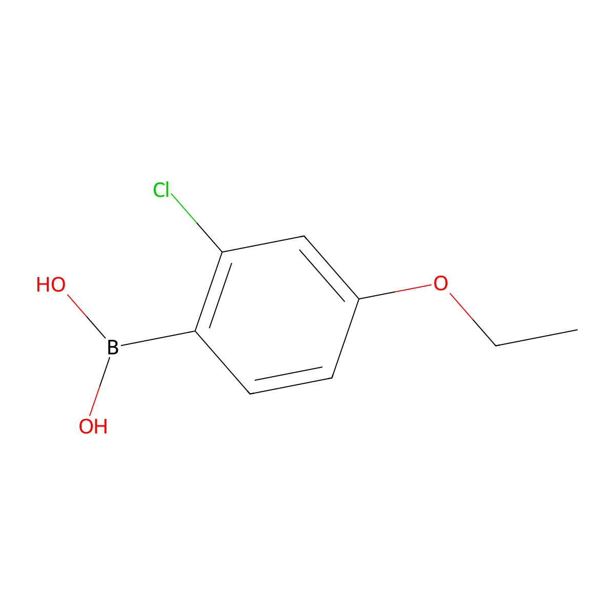 2-Chloro-4-ethoxyphenylboronic Acid (contains varying amounts of Anhydride) molecular structure, CAS 313545-44-7