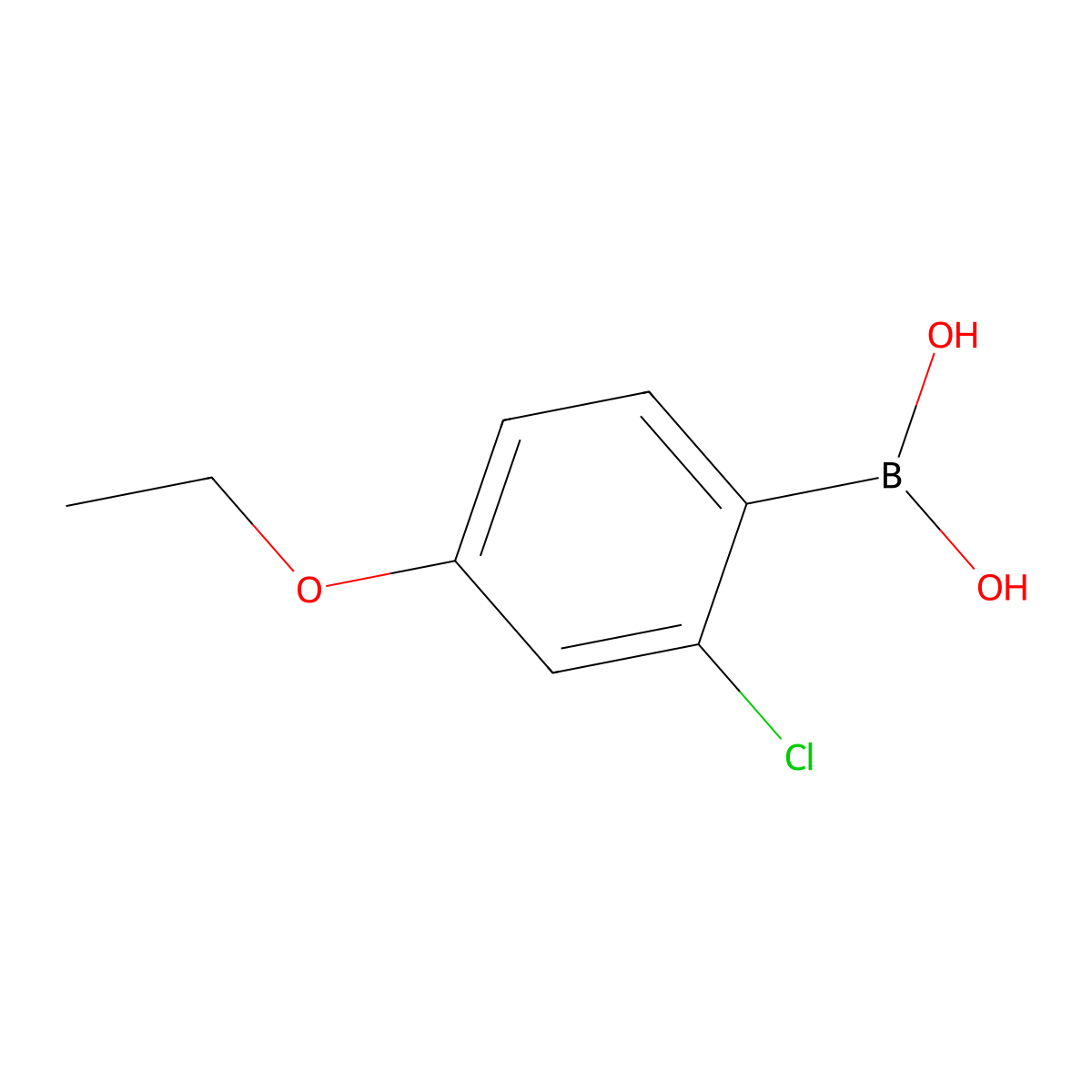 2-Chloro-4-ethoxyphenylboronic Acid (contains varying amounts of Anhydride) molecular structure, CAS 313545-44-7