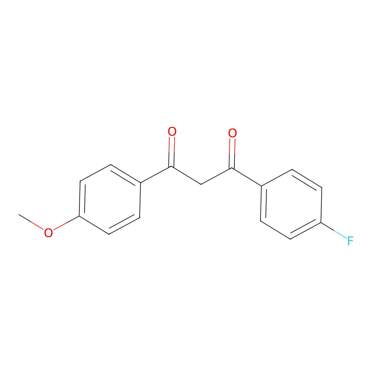1-(4-Fluorophenyl)-3-(4-methoxyphenyl)propane-1,3-dione molecular structure, CAS 313553-24-1