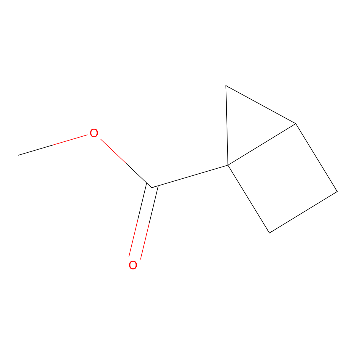 Methyl bicyclo[2.1.0]pentane-1-carboxylate molecular structure, CAS 31357-70-7