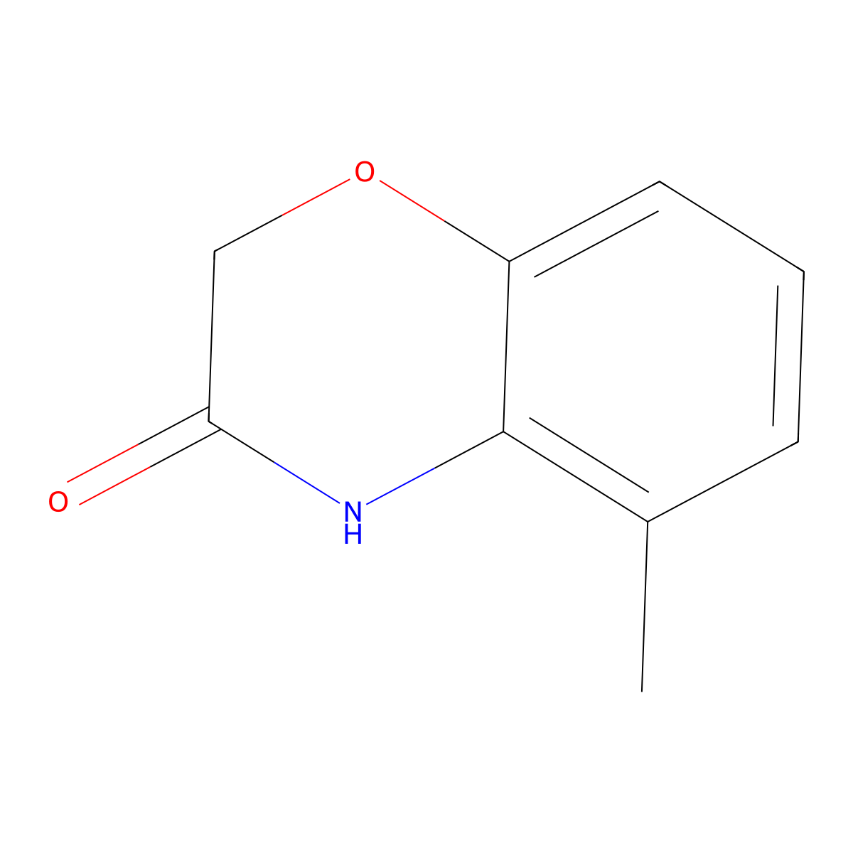 5-Methyl-2H-benzo[B][1,4]oxazin-3(4H)-one molecular structure, CAS 31366-49-1