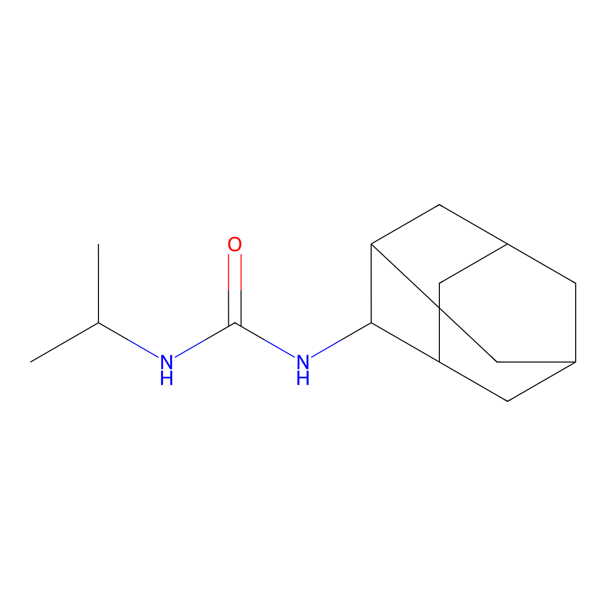 1-(2-Adamantyl)-3-isopropyl-urea molecular structure, CAS 313661-64-2