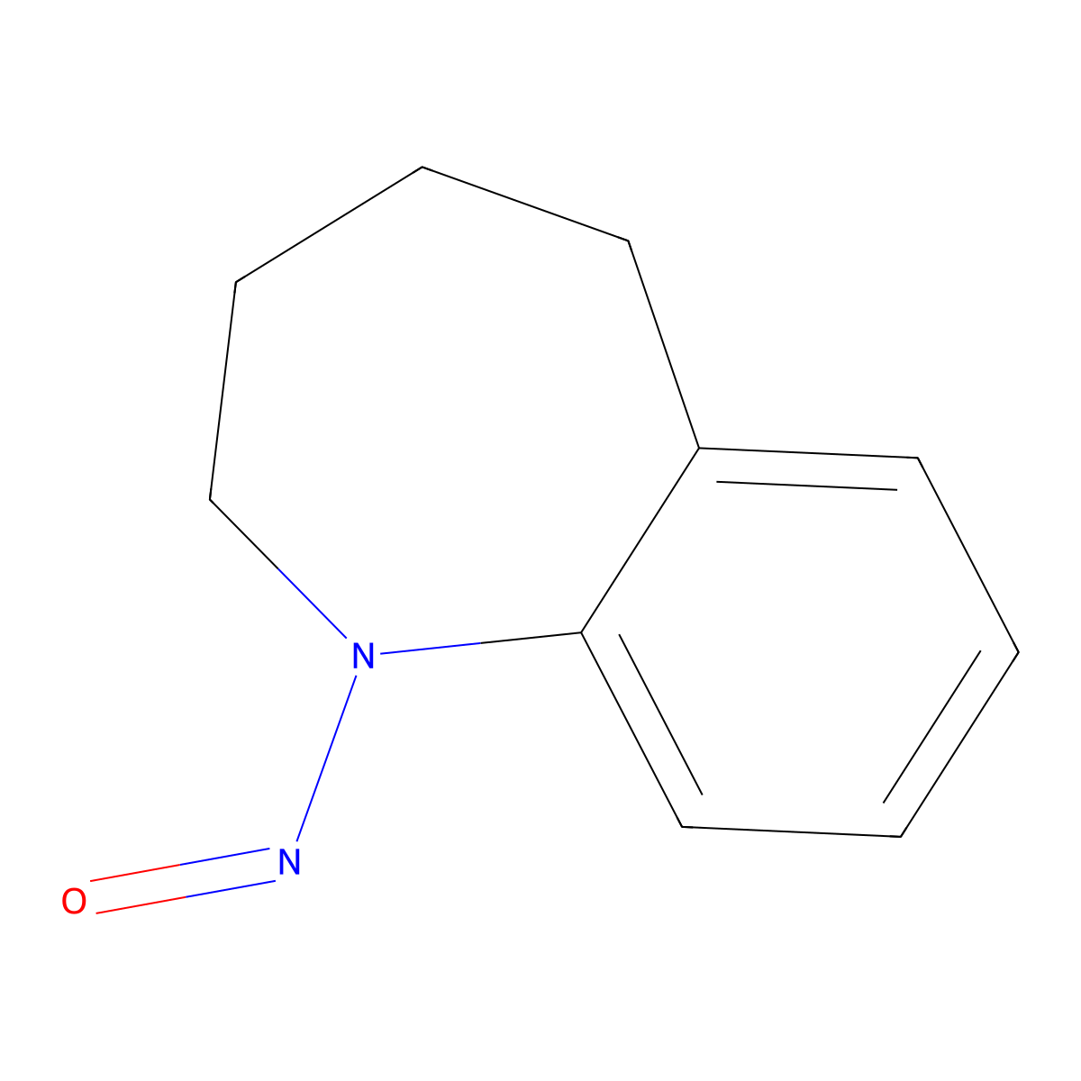 1-nitroso-2,3,4,5-tetrahydro-1H-1-benzazepine molecular structure, CAS 313667-22-0