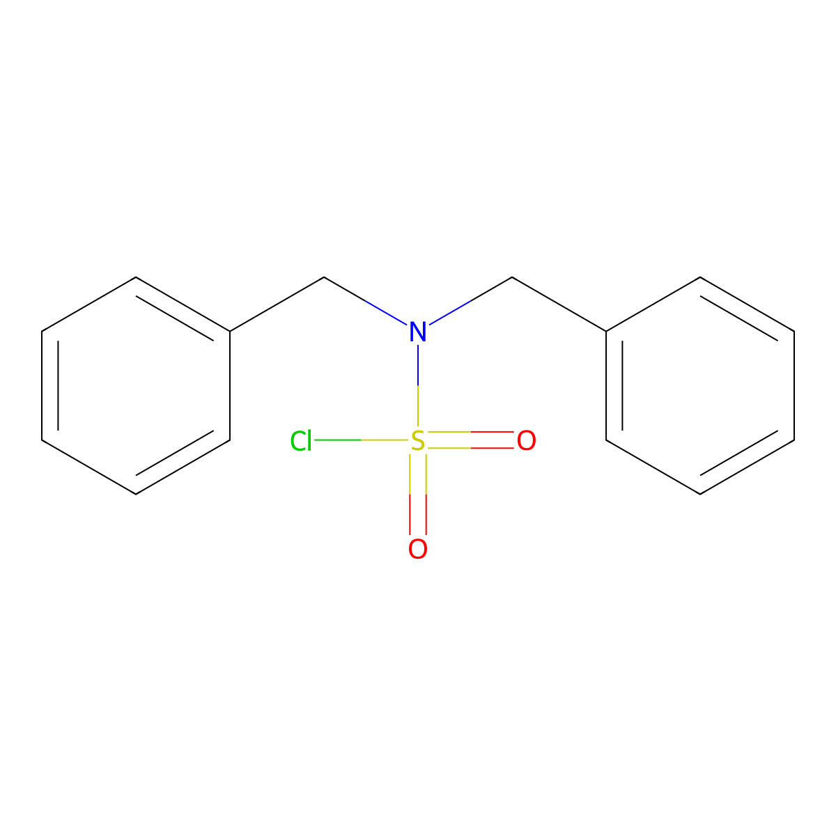 N,N-Dibenzylsulfamoyl chloride molecular structure, CAS 31367-40-5