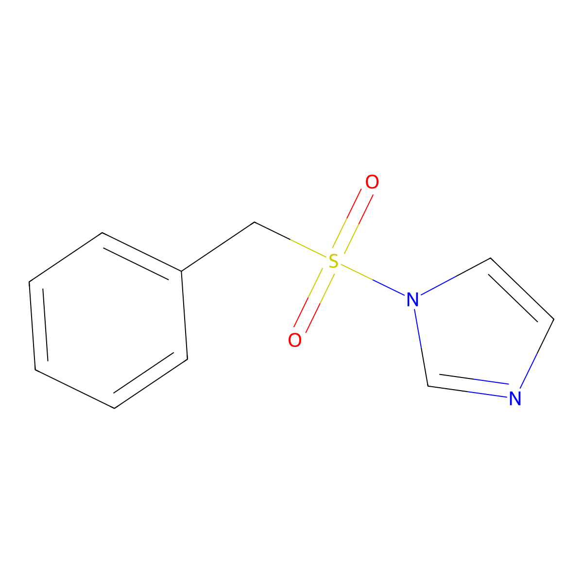 1-Benzylsulfonylimidazole molecular structure, CAS 313670-58-5