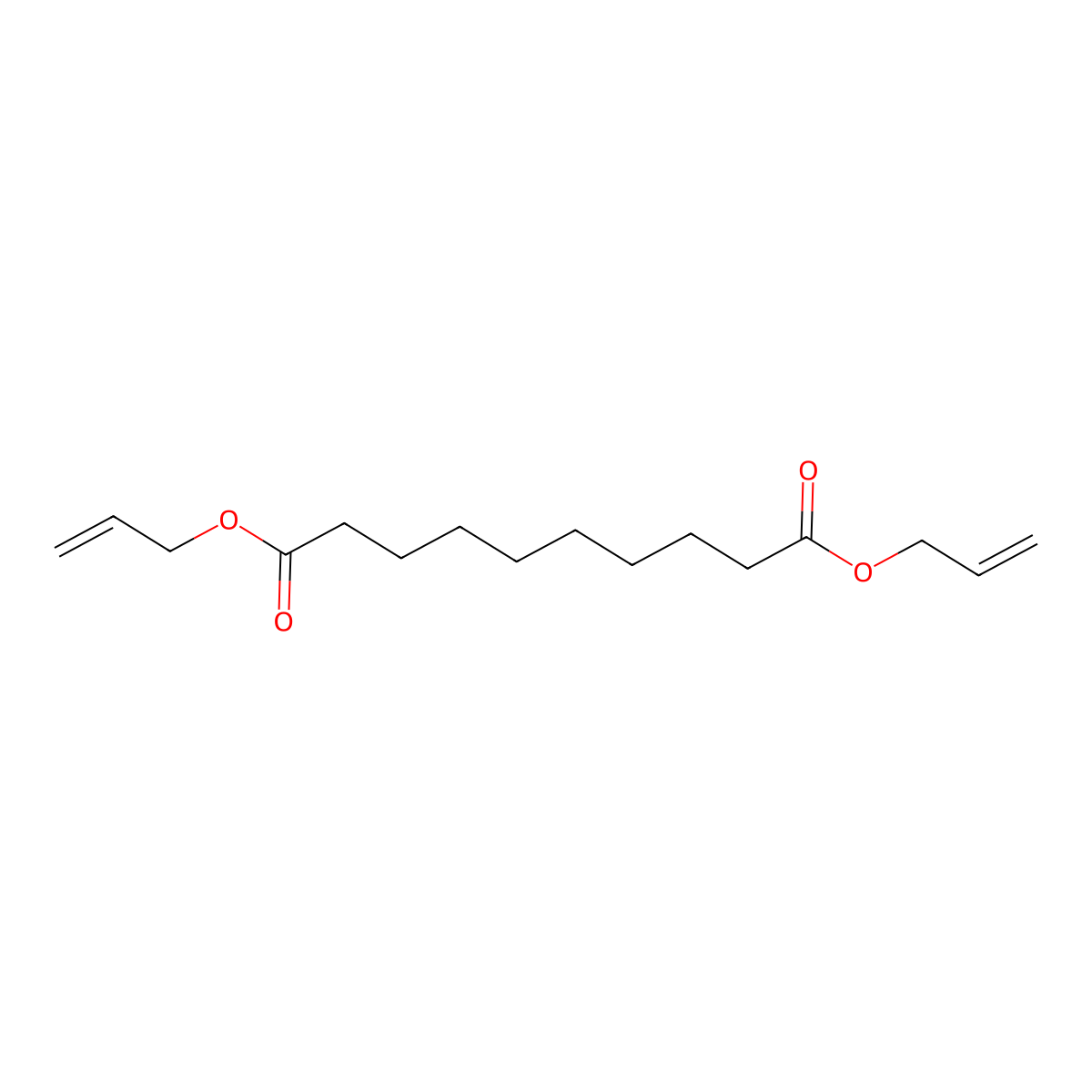 Decanedioic acid, 1,10-di-2-propen-1-yl ester molecular structure, CAS 3137-00-6