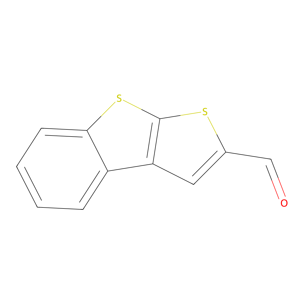 Thieno[2,3-b][1]benzothiophene-2-carbaldehyde molecular structure, CAS 31379-39-2