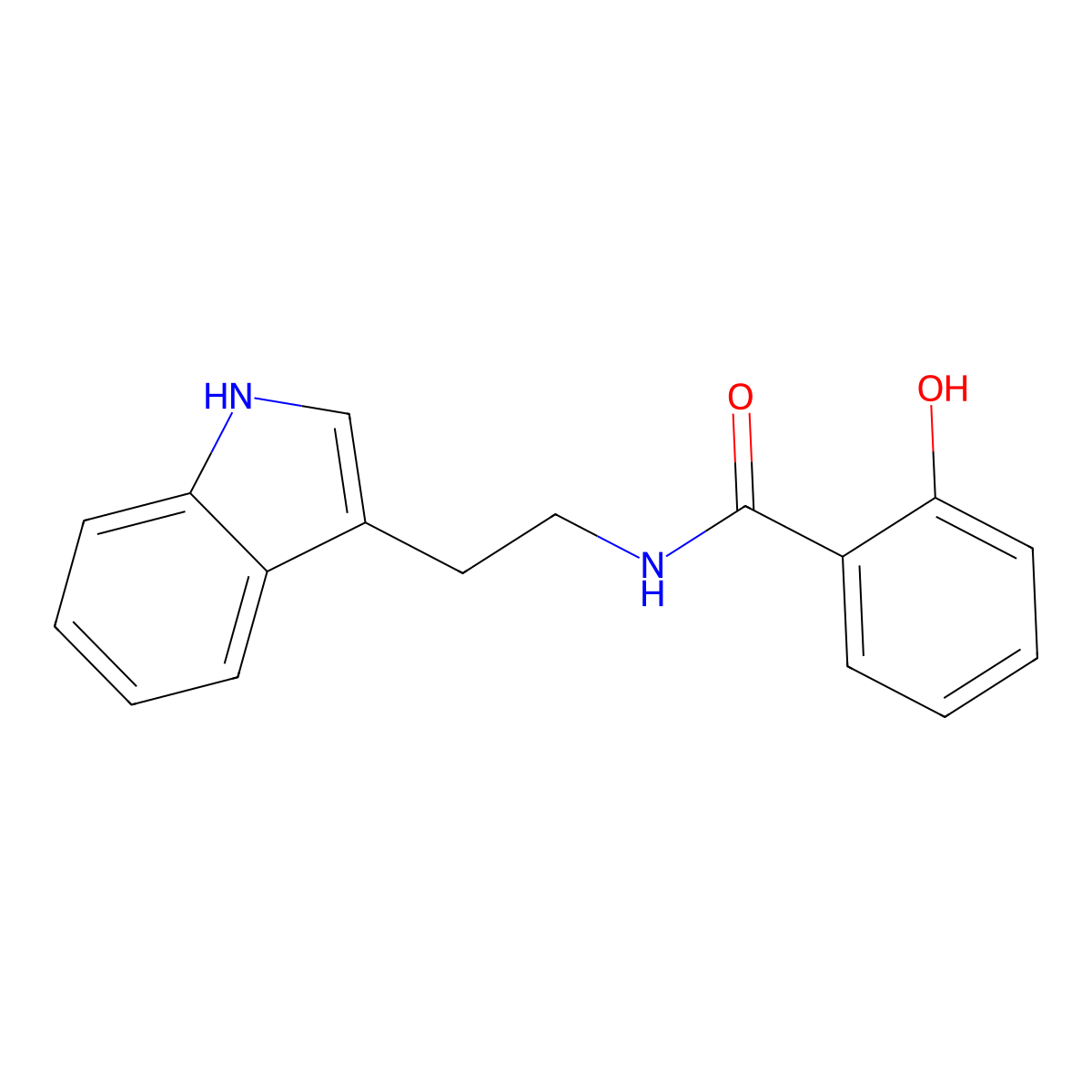 N-Salicyloyltryptamine molecular structure, CAS 31384-98-2