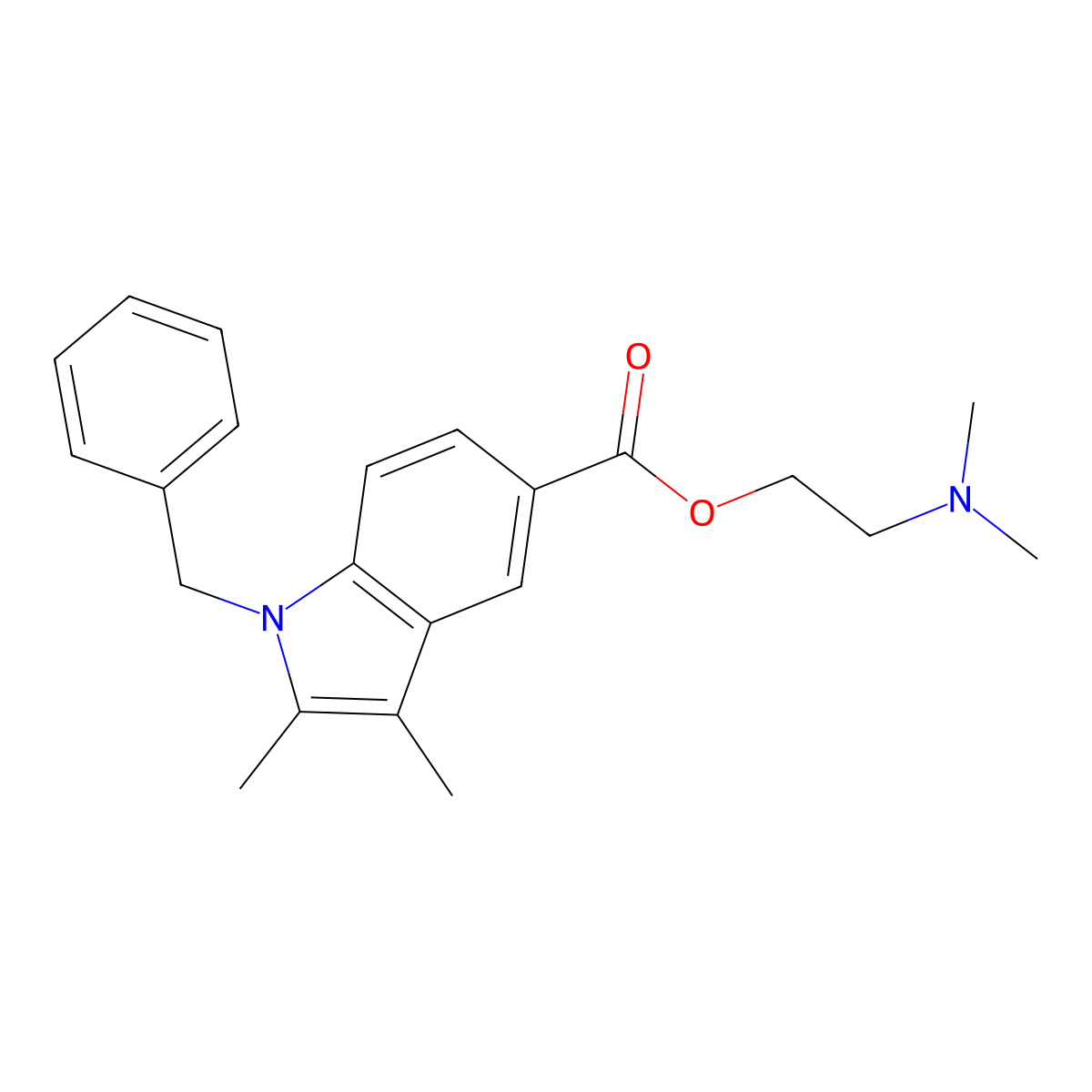 Indocate molecular structure, CAS 31386-25-1
