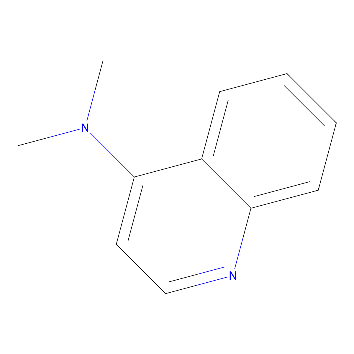 Dimethyl-quinolin-4-yl-amine molecular structure, CAS 31401-47-5
