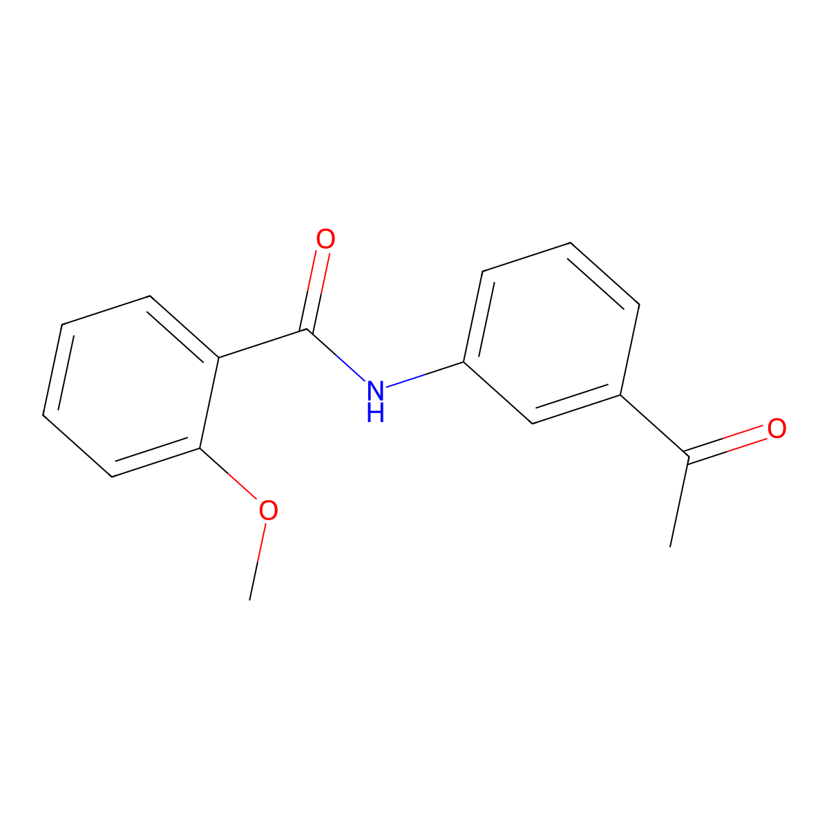 N-(3-acetylphenyl)-2-methoxybenzamide molecular structure, CAS 314022-80-5