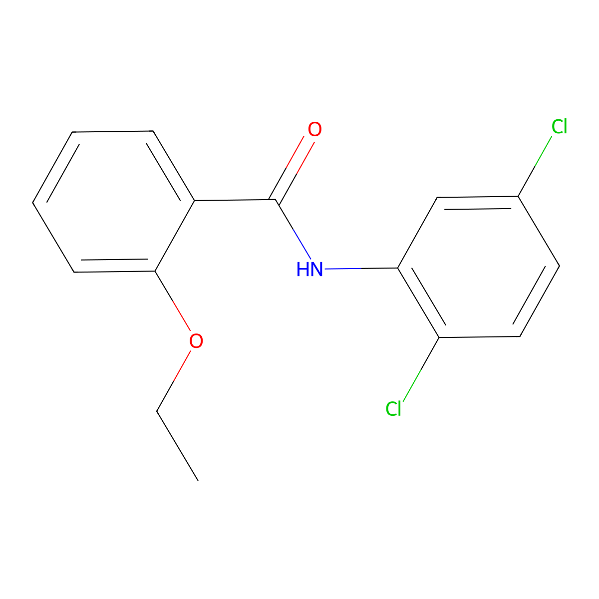 N-(2,5-dichlorophenyl)-2-ethoxybenzamide molecular structure, CAS 314023-59-1