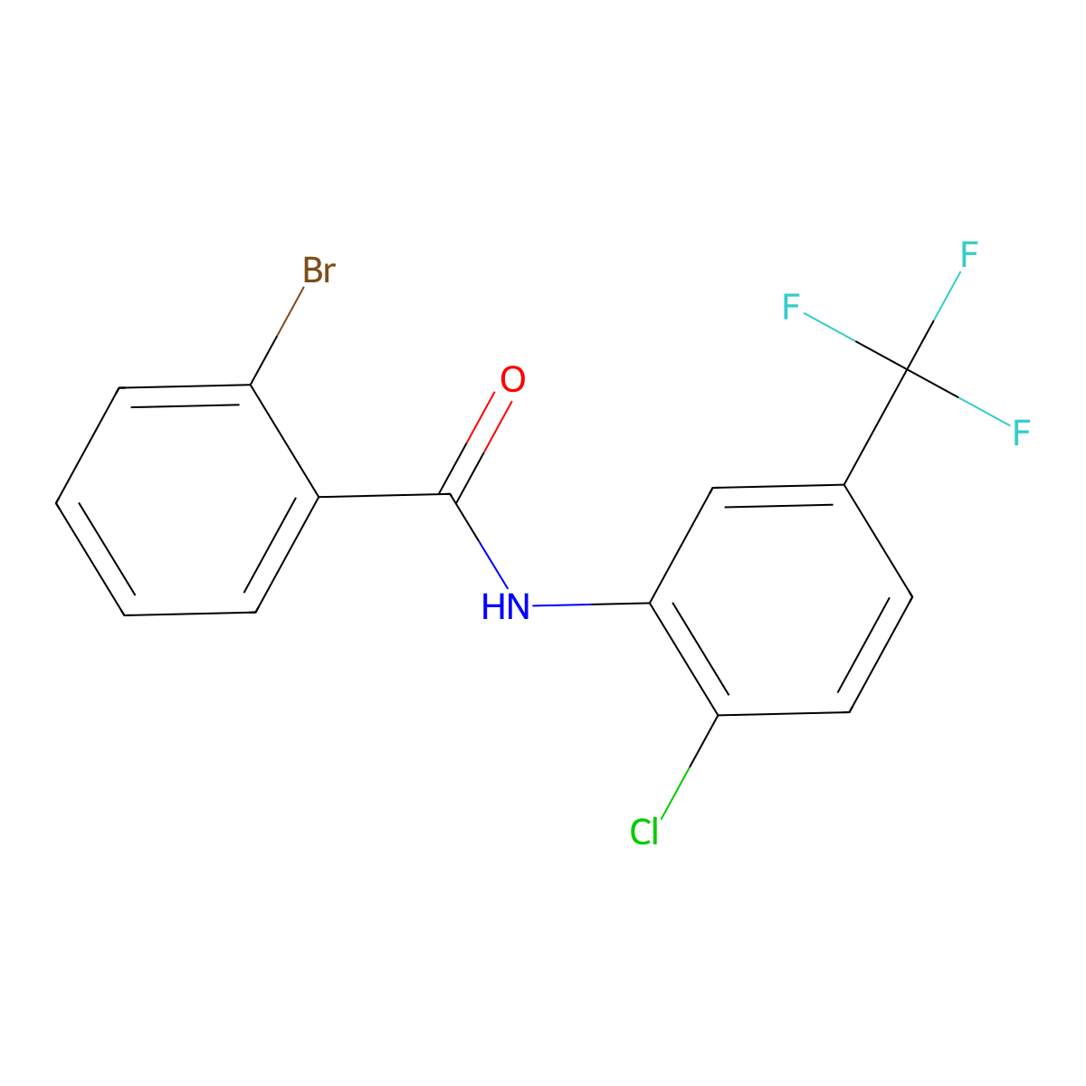 2-bromo-N-[2-chloro-5-(trifluoromethyl)phenyl]benzamide molecular structure, CAS 314025-95-1