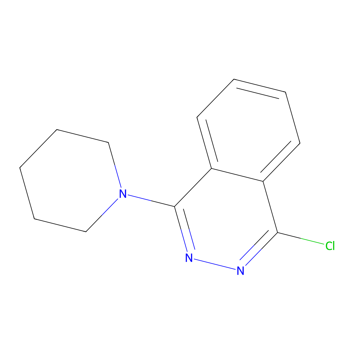 1-Chloro-4-piperidin-1-yl-phthalazine molecular structure, CAS 314035-82-0