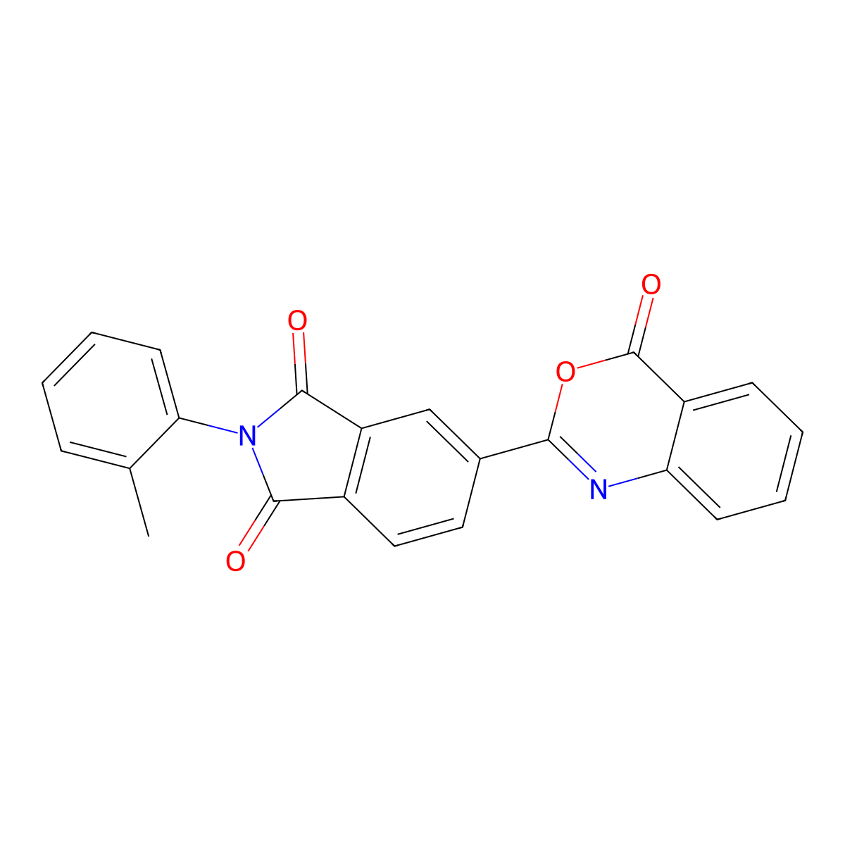 2-(2-methylphenyl)-5-(4-oxo-4H-3,1-benzoxazin-2-yl)-1H-isoindole-1,3(2H)-dione molecular structure, CAS 314038-59-0