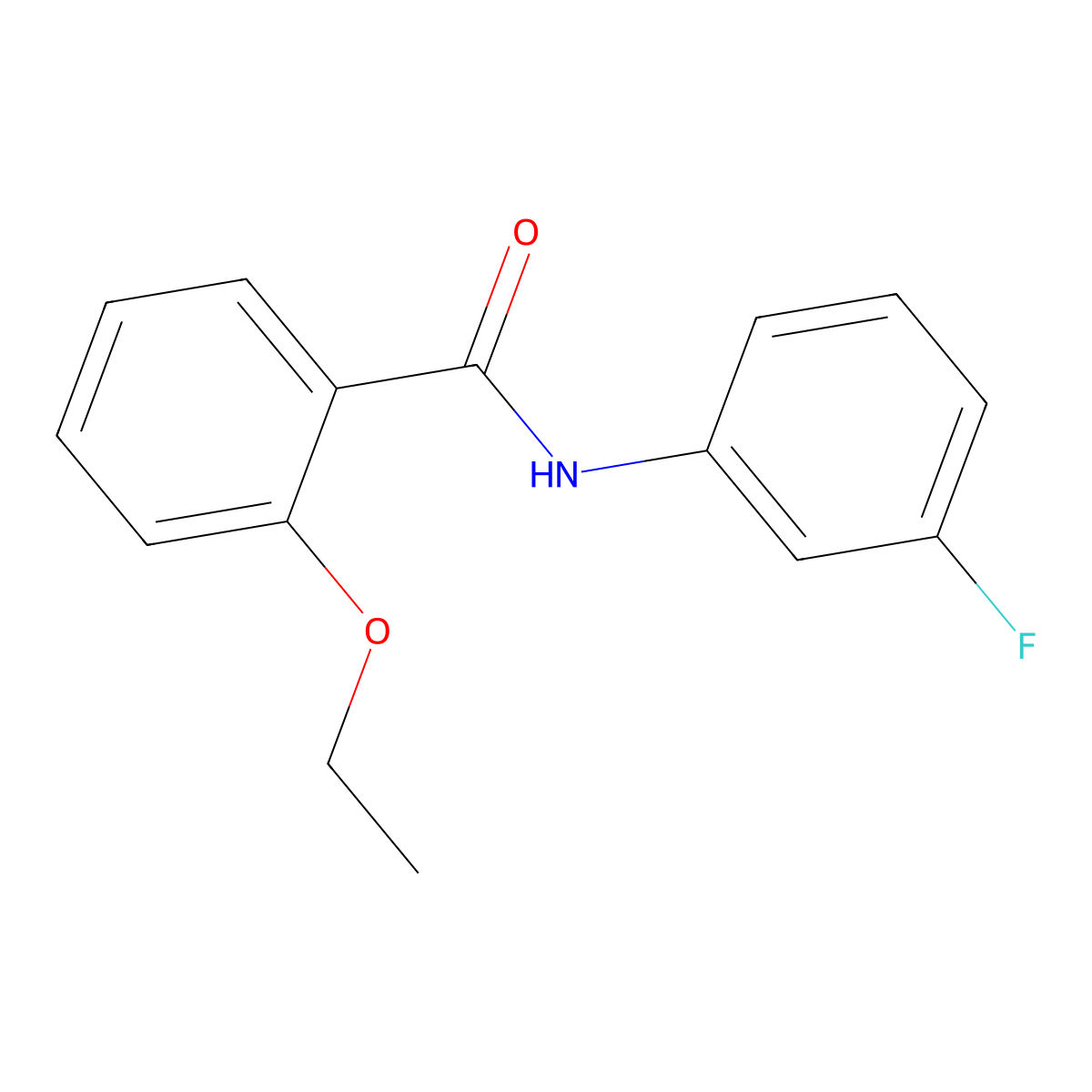2-ethoxy-N-(3-fluorophenyl)benzamide molecular structure, CAS 314055-36-2