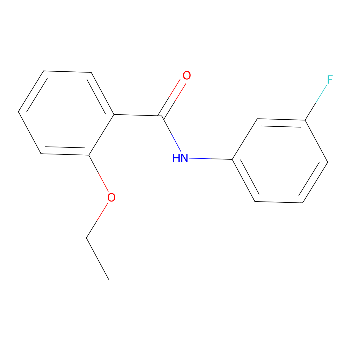 2-ethoxy-N-(3-fluorophenyl)benzamide molecular structure, CAS 314055-36-2