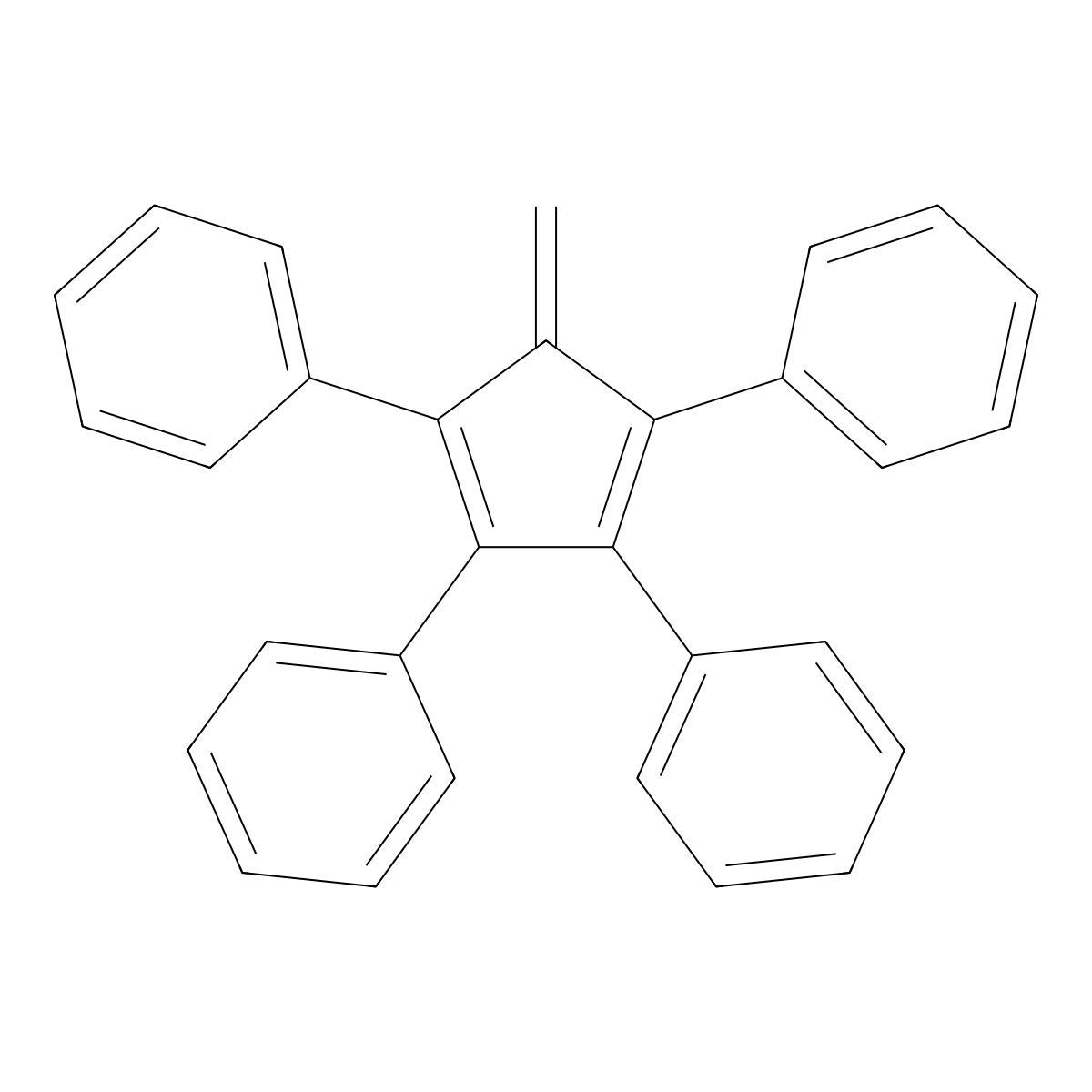 1,2,3,4-Tetraphenylfulvene molecular structure, CAS 3141-05-7