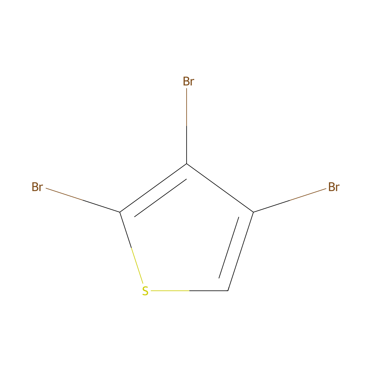2,3,4-Tribromothiophene molecular structure, CAS 3141-25-1