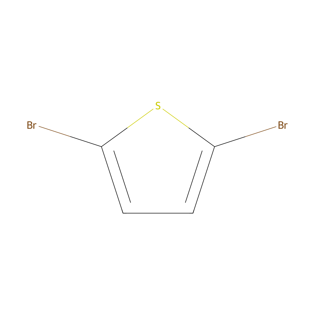 2,5-Dibromothiophene molecular structure, CAS 3141-27-3