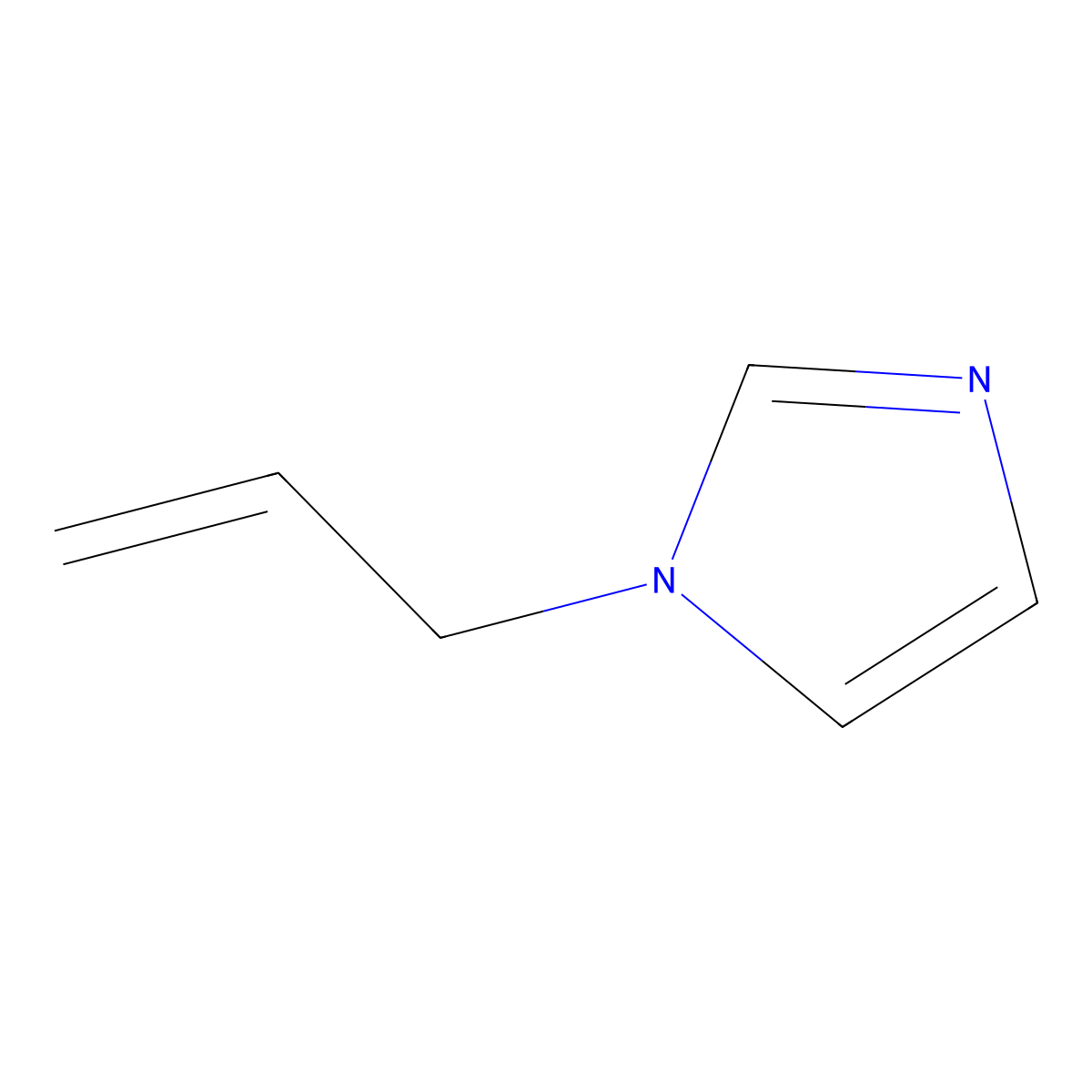 1-allyl-1H-imidazole molecular structure, CAS 31410-01-2