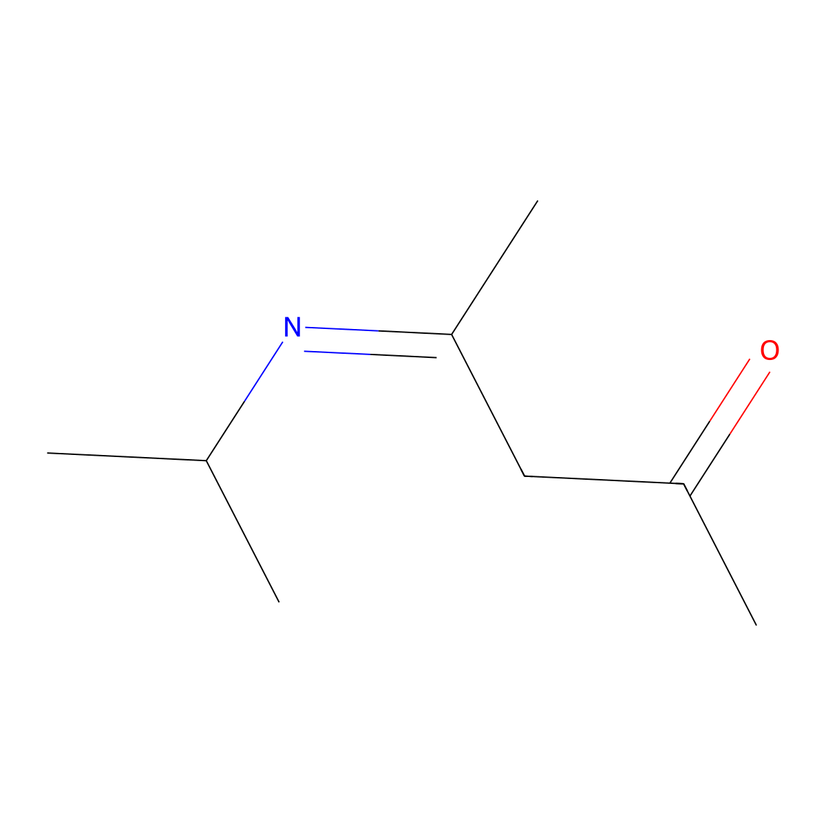 4-[(1-Methylethyl)imino]-2-pentanone molecular structure, CAS 31411-75-3