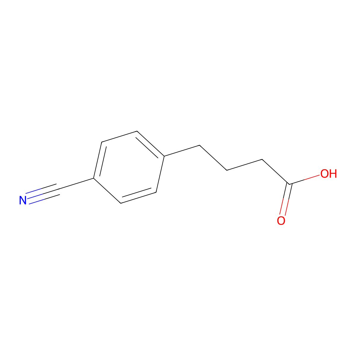 4-(4-Cyanophenyl)butanoic acid molecular structure, CAS 31419-48-4