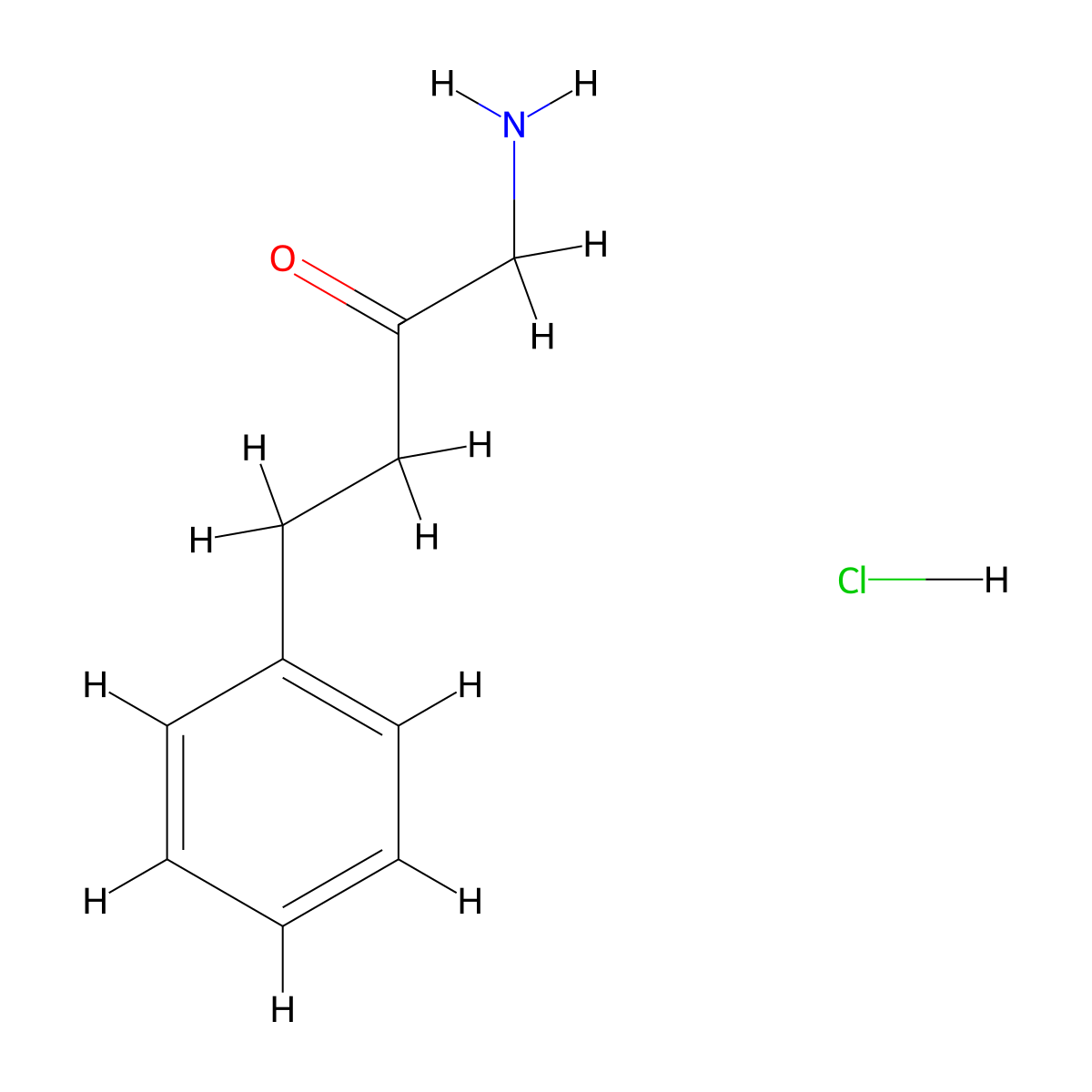 1-Amino-4-phenylbutan-2-one hydrochloride molecular structure, CAS 31419-53-1