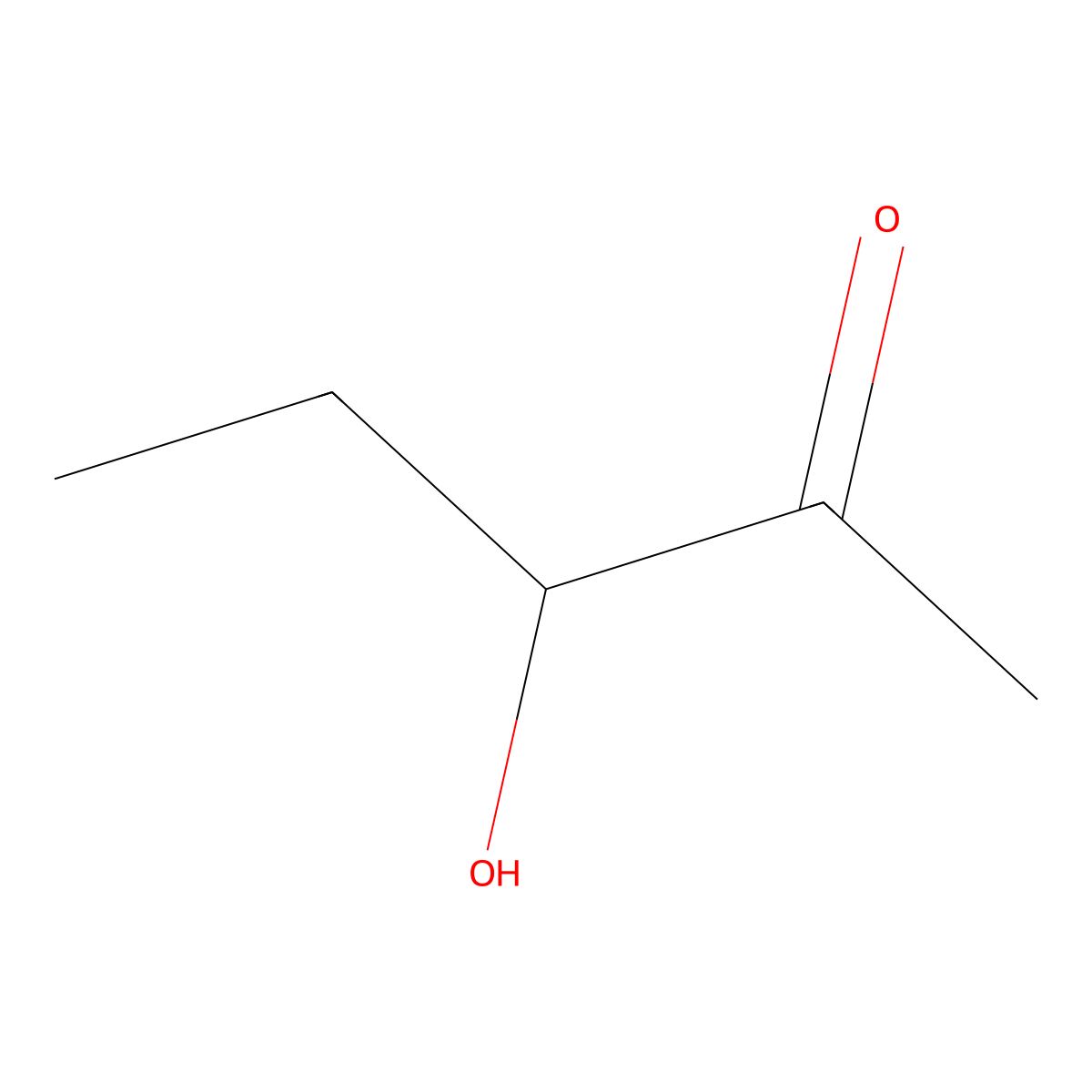 3-Hydroxy-2-pentanone molecular structure, CAS 3142-66-3