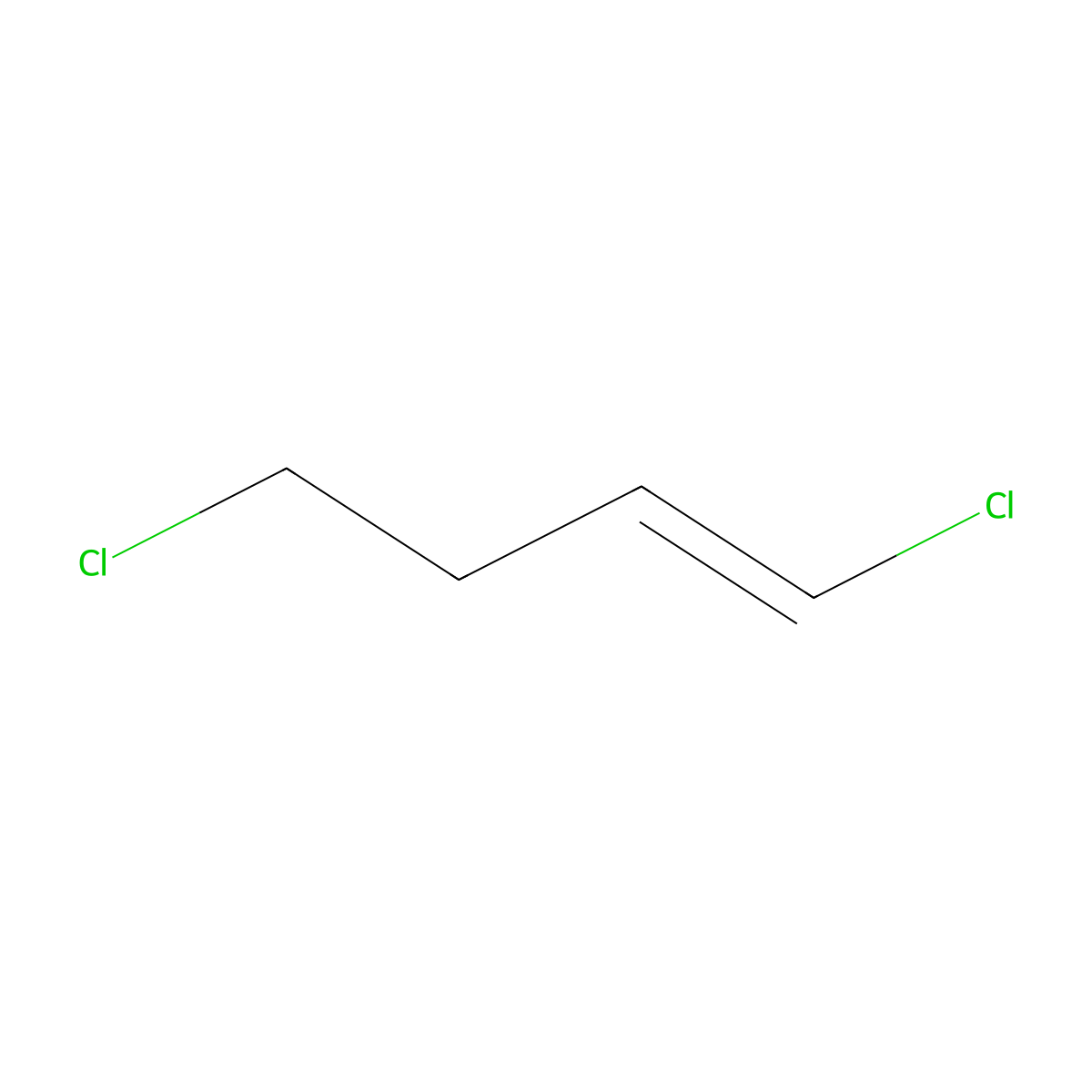 1,4-Dichlorobutene molecular structure, CAS 31423-92-4