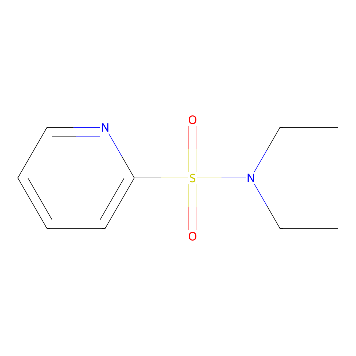 N,N-Diethylpyridine-2-sulfonamide molecular structure, CAS 314250-03-8