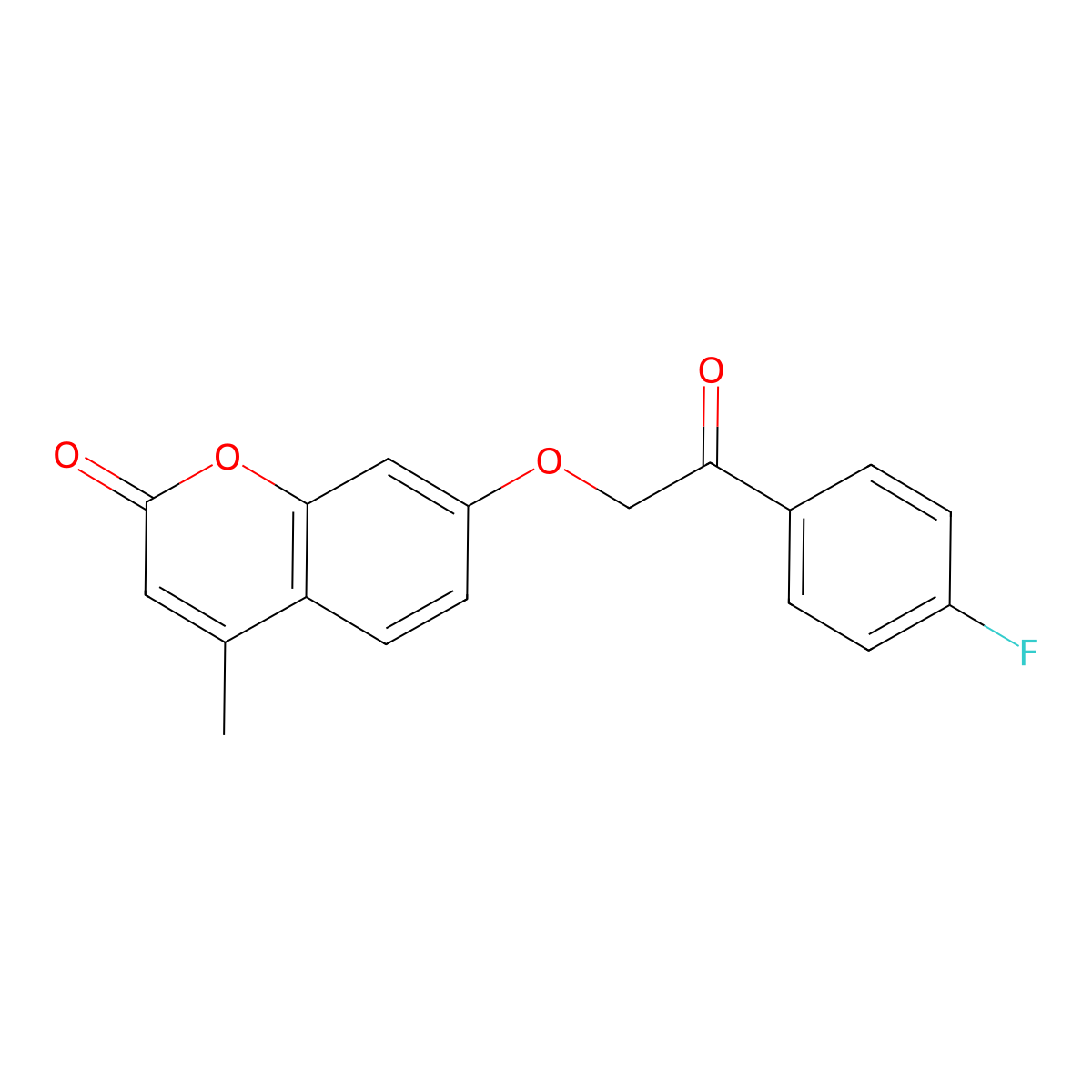 7-[2-(4-fluorophenyl)-2-oxoethoxy]-4-methyl-2H-chromen-2-one molecular structure, CAS 314262-48-1