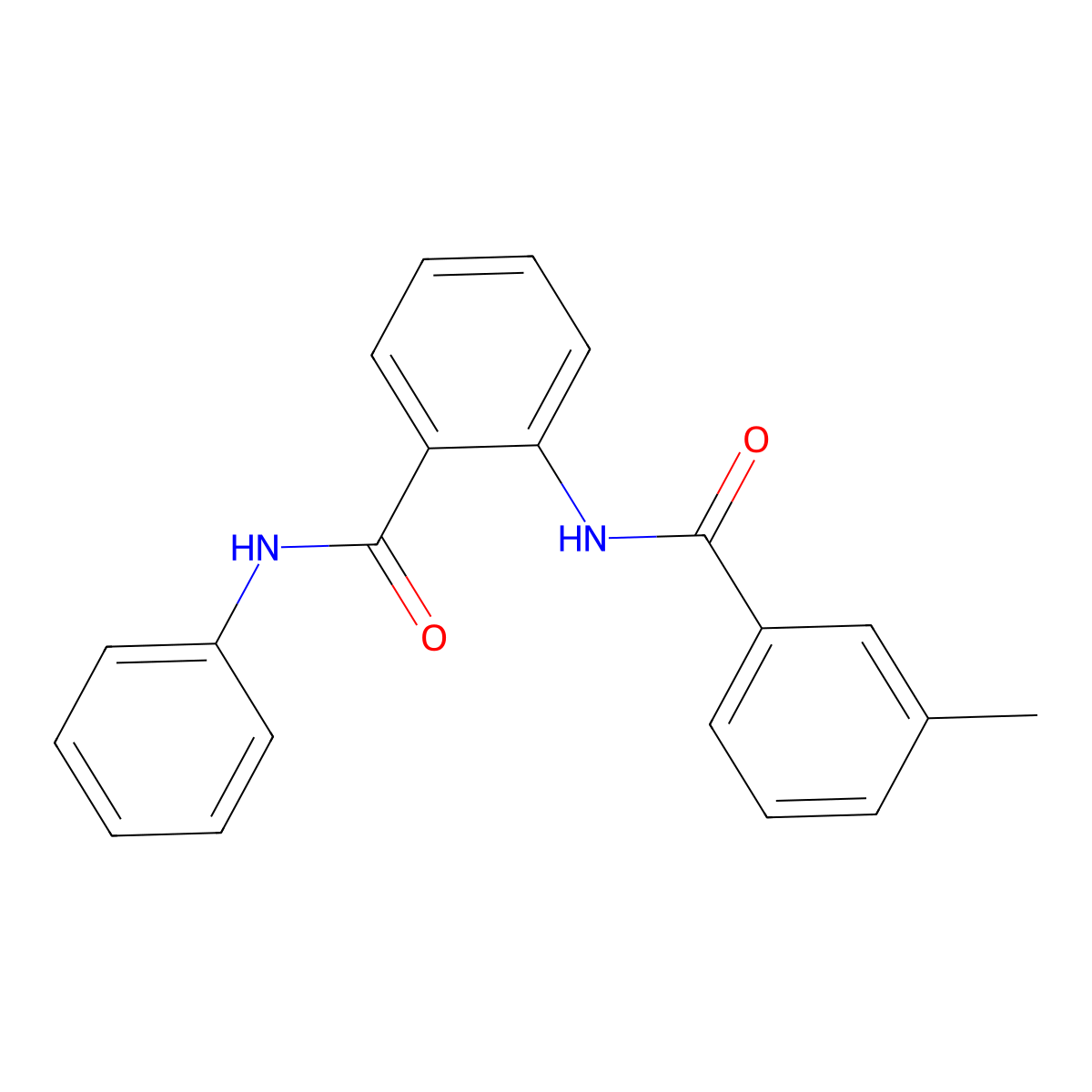 2-[(3-methylbenzoyl)amino]-N-phenylbenzamide molecular structure, CAS 314281-96-4