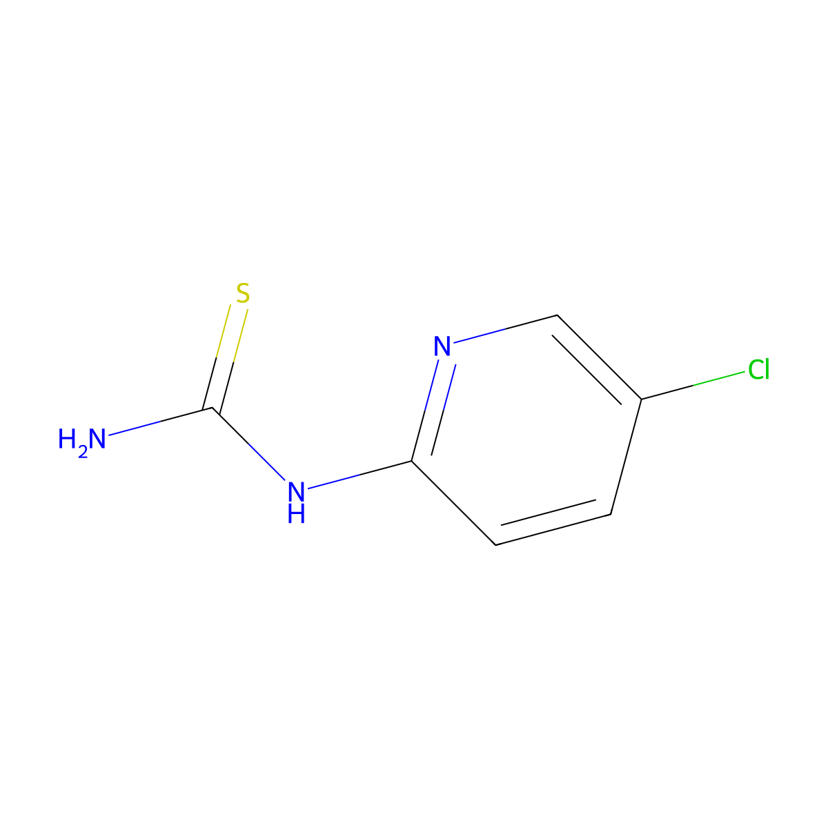 (5-Chloropyridin-2-YL)thiourea molecular structure, CAS 31430-27-0