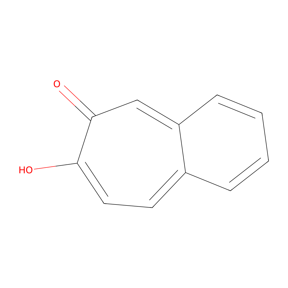 7-Hydroxy-6h-benzo[7]annulen-6-one molecular structure, CAS 3144-47-6
