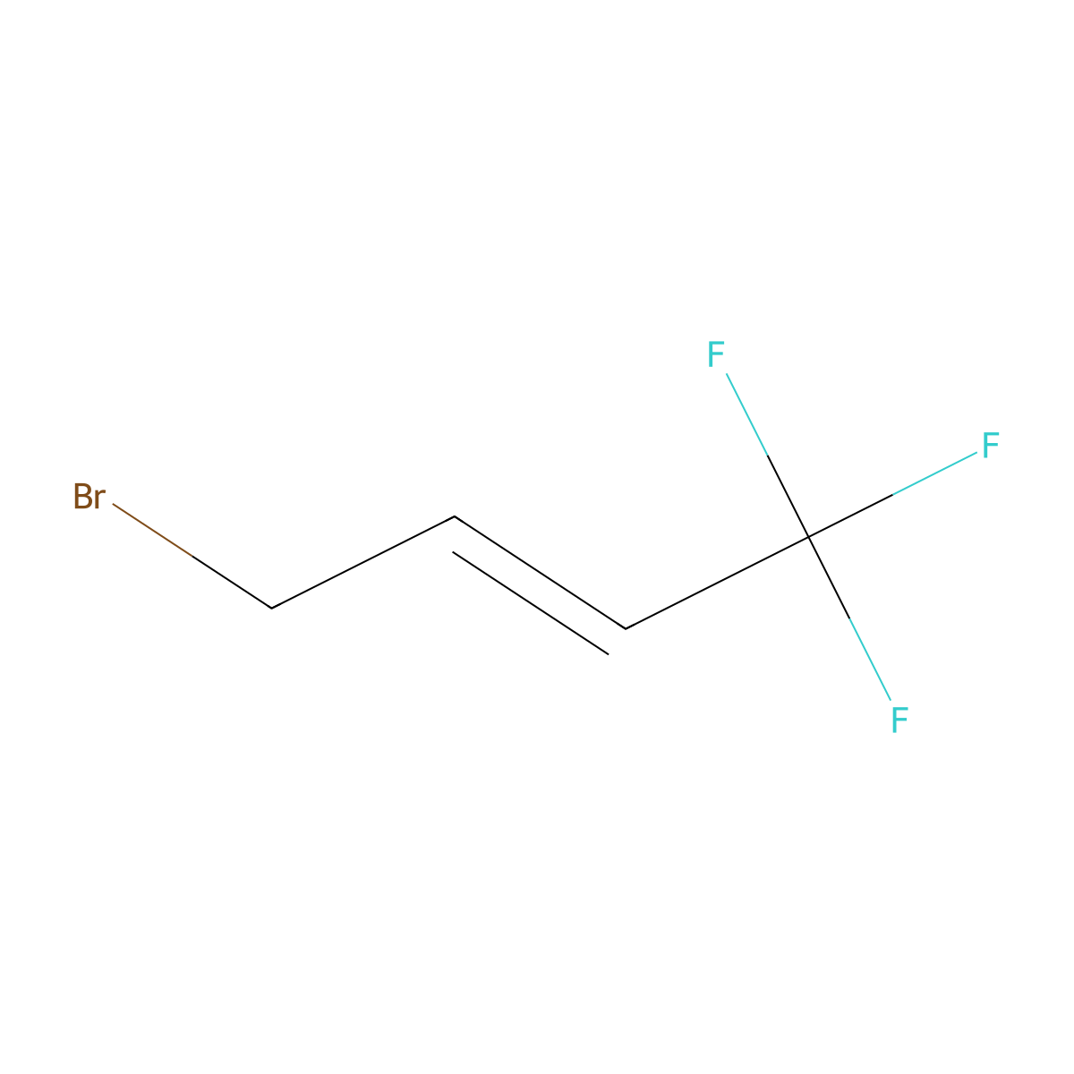 1,1,1-Trifluoro-4-bromo-2-butene molecular structure, CAS 31450-13-2