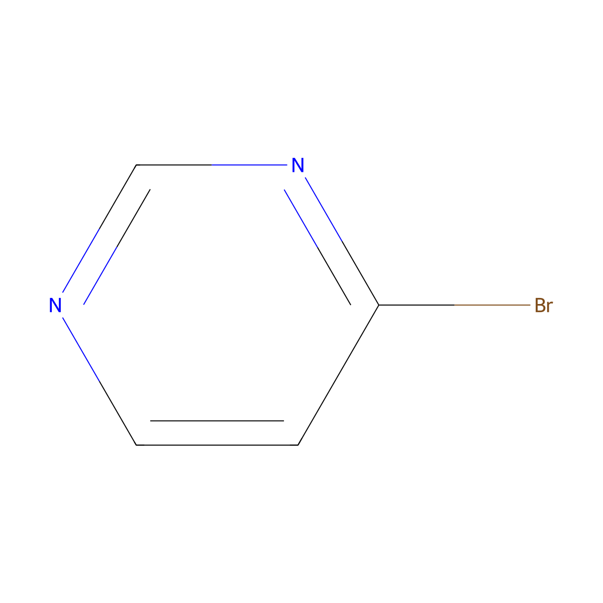 4-Bromopyrimidine molecular structure, CAS 31462-56-3
