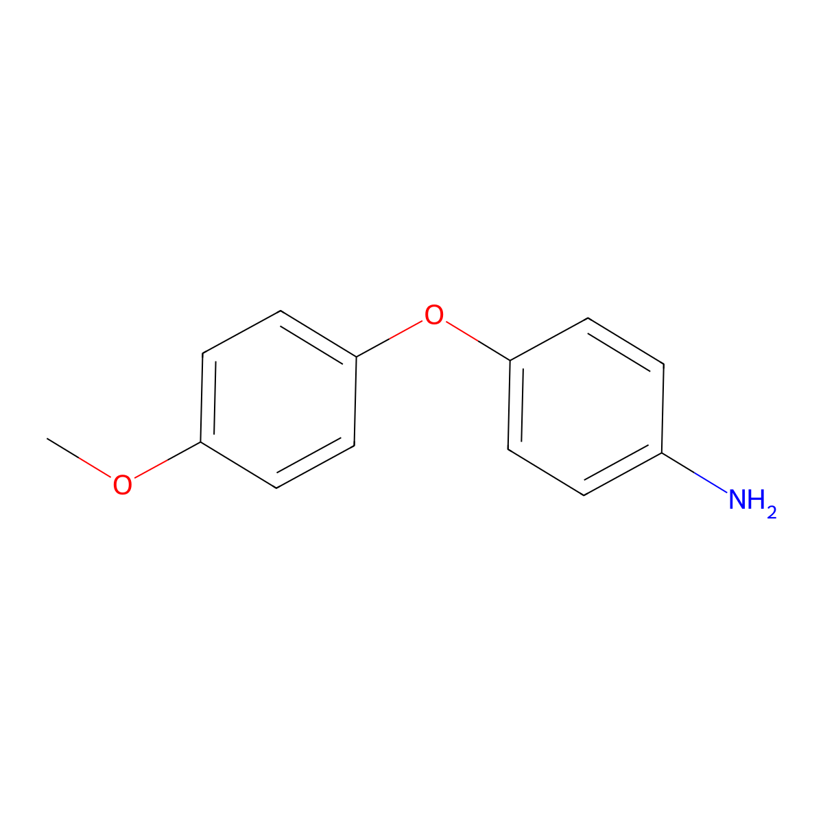 4-(4-Methoxyphenoxy)aniline molecular structure, CAS 31465-36-8