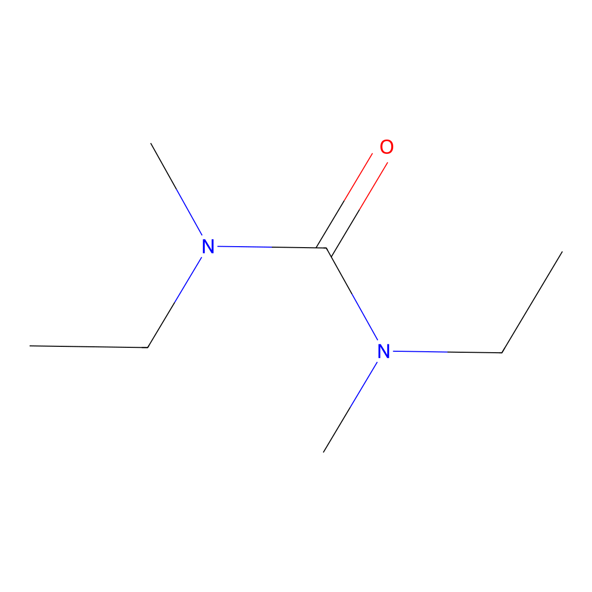 1,3-Diethyl-1,3-dimethylurea molecular structure, CAS 31468-19-6