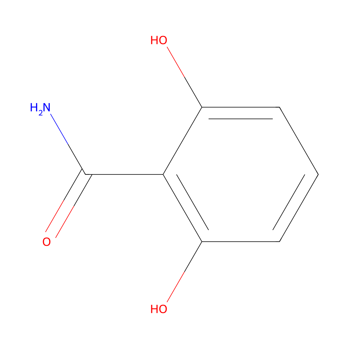 2,6-Dihydroxybenzamide molecular structure, CAS 3147-50-0