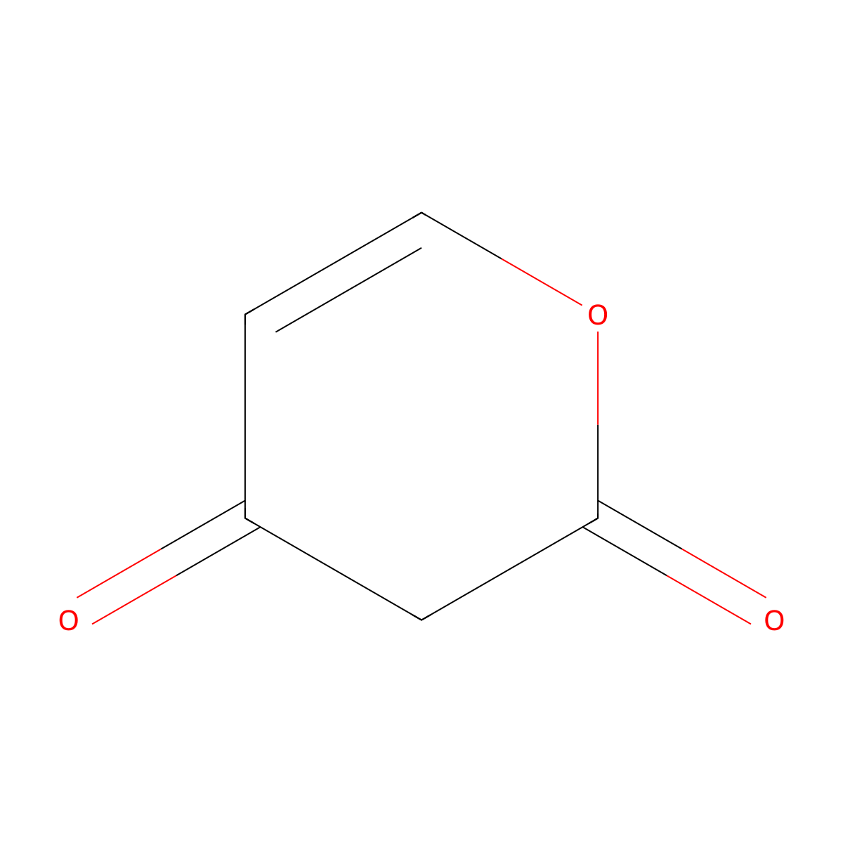 2H-Pyran-2,4(3H)-dione molecular structure, CAS 31470-16-3