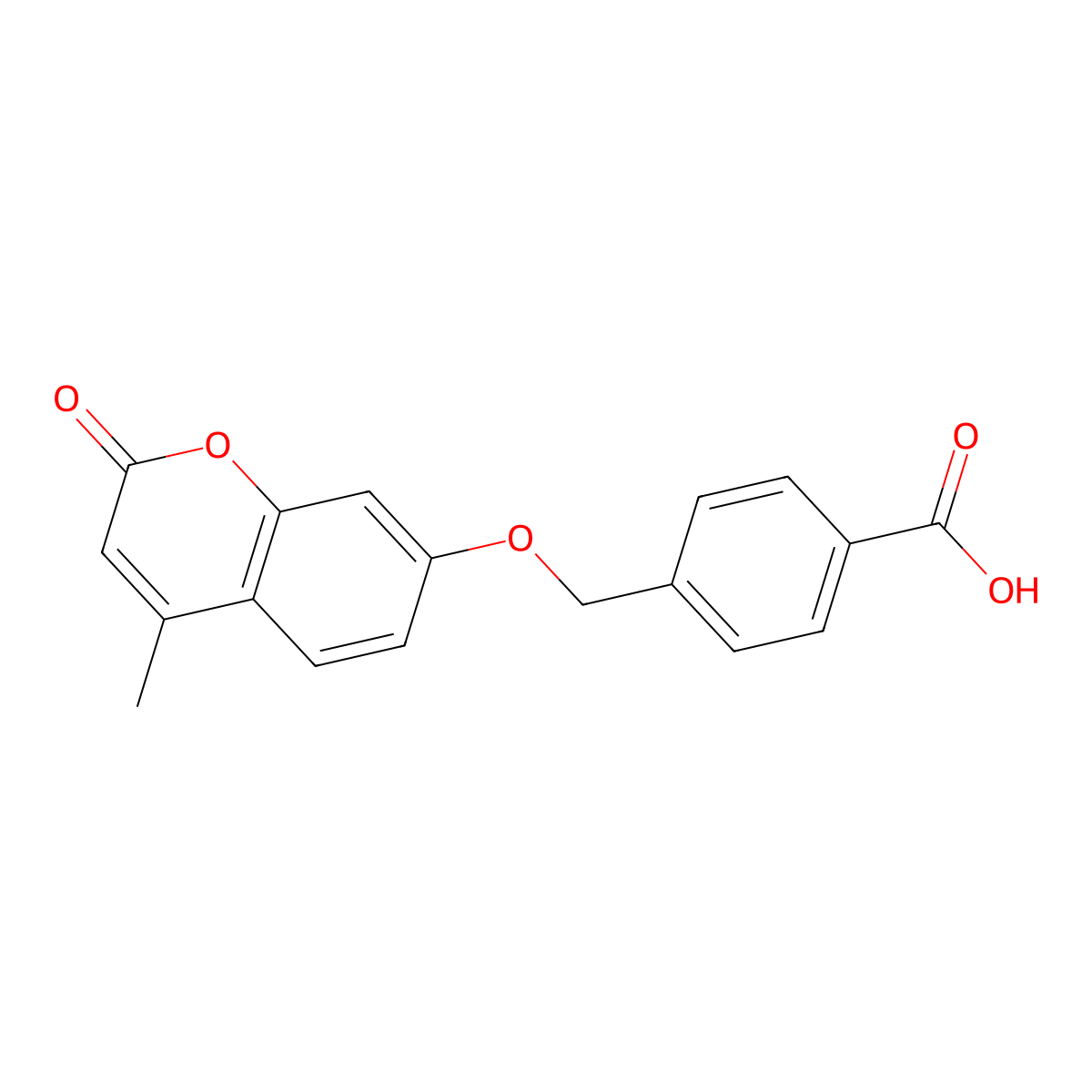 4-{[(4-methyl-2-oxo-2H-chromen-7-yl)oxy]methyl}benzoic acid molecular structure, CAS 314741-98-5