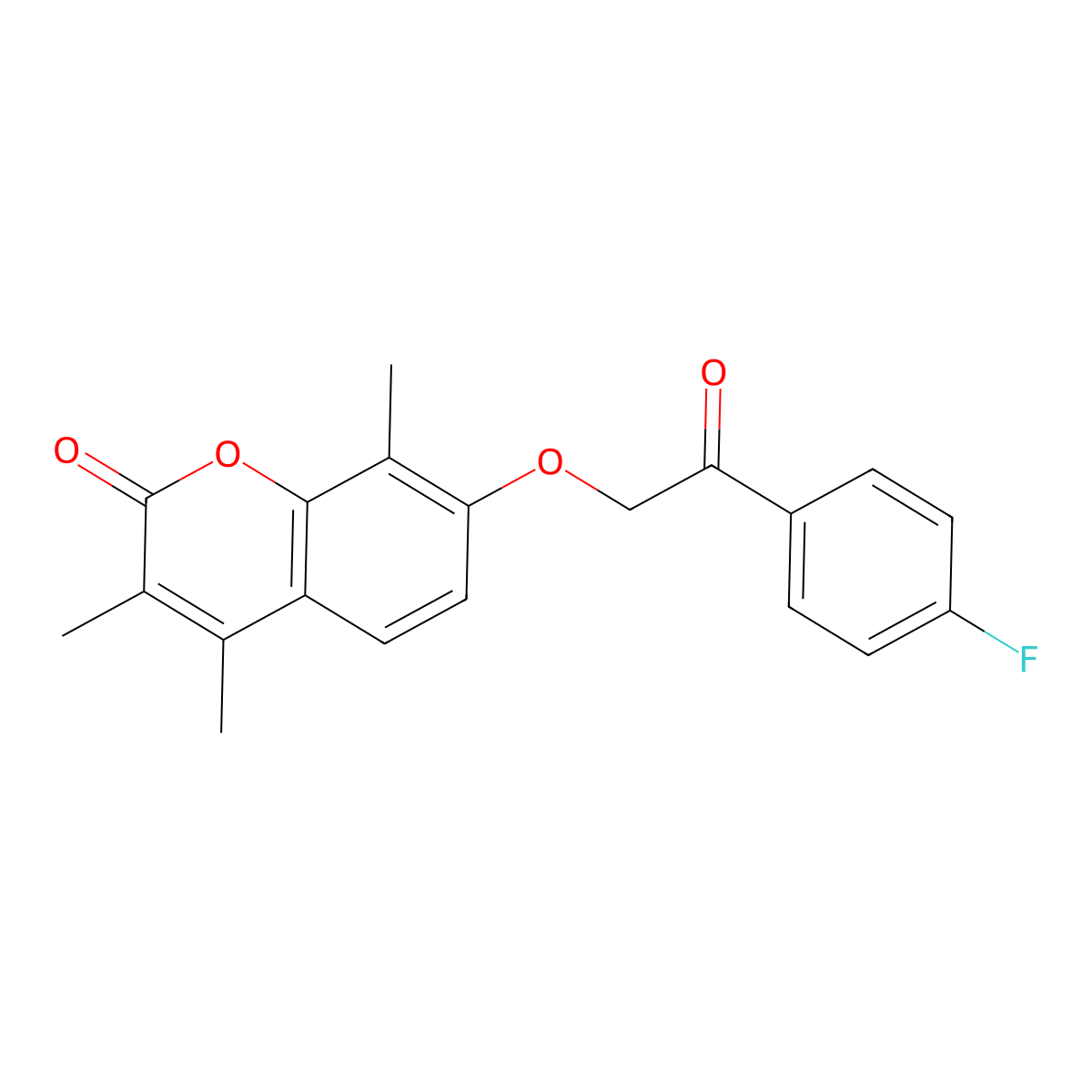 7-[2-(4-fluorophenyl)-2-oxoethoxy]-3,4,8-trimethyl-2H-chromen-2-one molecular structure, CAS 314742-10-4