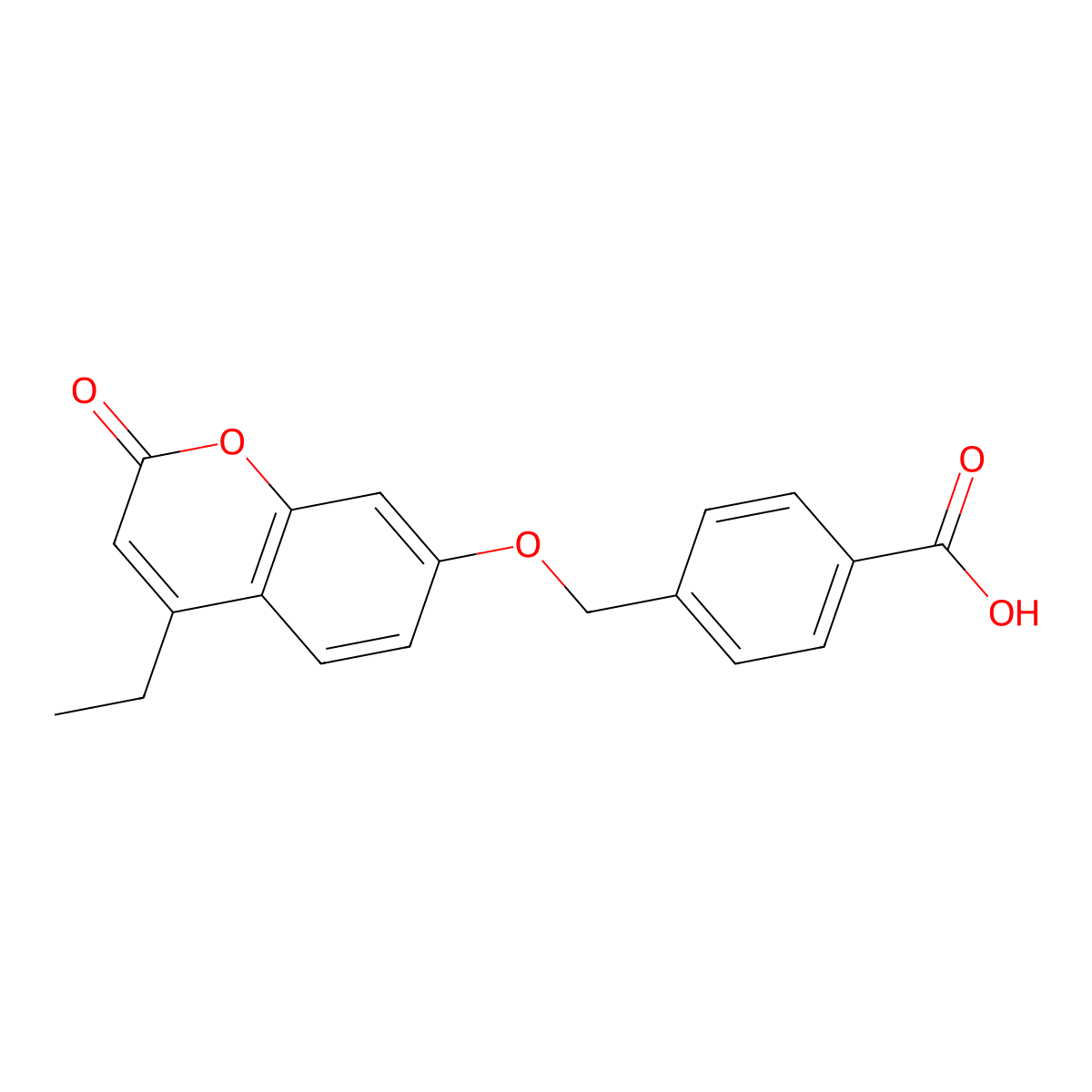 4-{[(4-ethyl-2-oxo-2H-chromen-7-yl)oxy]methyl}benzoic acid molecular structure, CAS 314742-49-9
