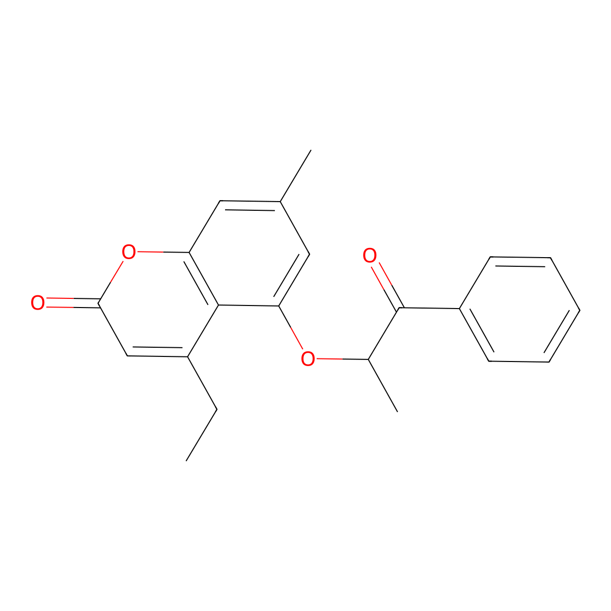 4-ethyl-7-methyl-5-[(1-oxo-1-phenylpropan-2-yl)oxy]-2H-chromen-2-one molecular structure, CAS 314742-56-8