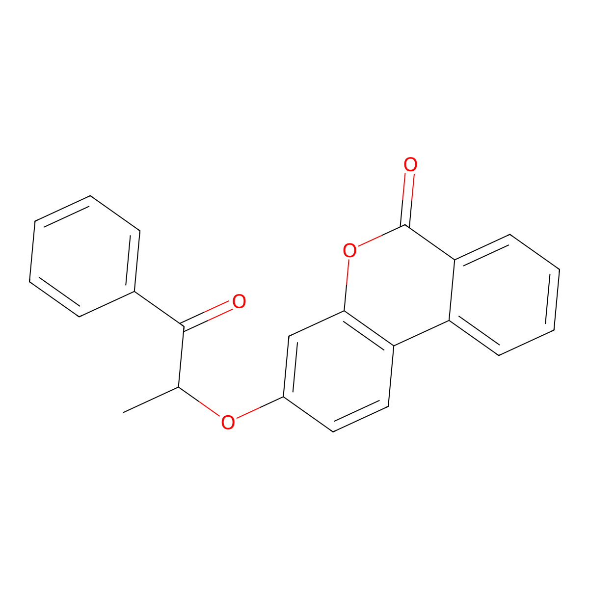 3-(1-methyl-2-oxo-2-phenylethoxy)-6H-benzo[c]chromen-6-one molecular structure, CAS 314744-72-4