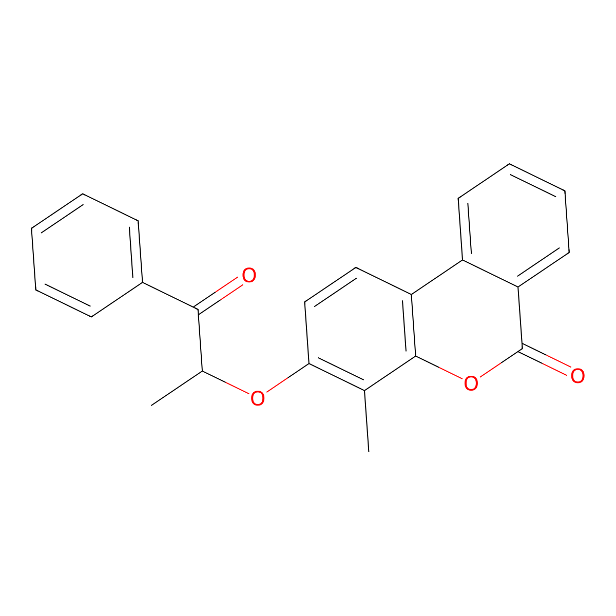 4-methyl-3-(1-methyl-2-oxo-2-phenylethoxy)-6H-benzo[c]chromen-6-one molecular structure, CAS 314744-88-2