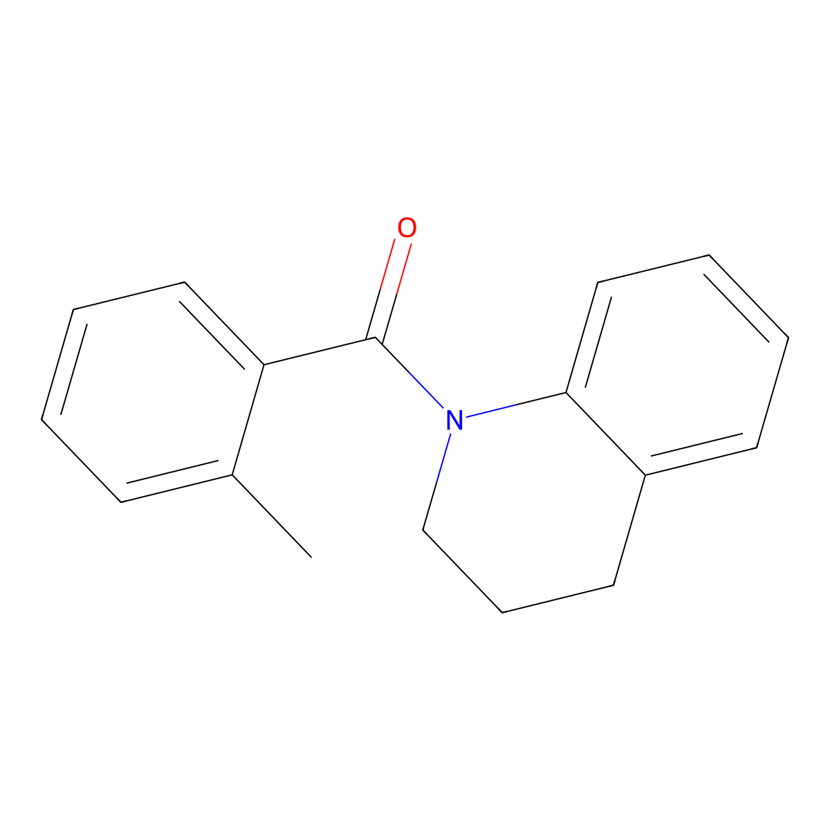 1-(2-Methylbenzoyl)-1,2,3,4-tetrahydroquinoline molecular structure, CAS 314764-89-1