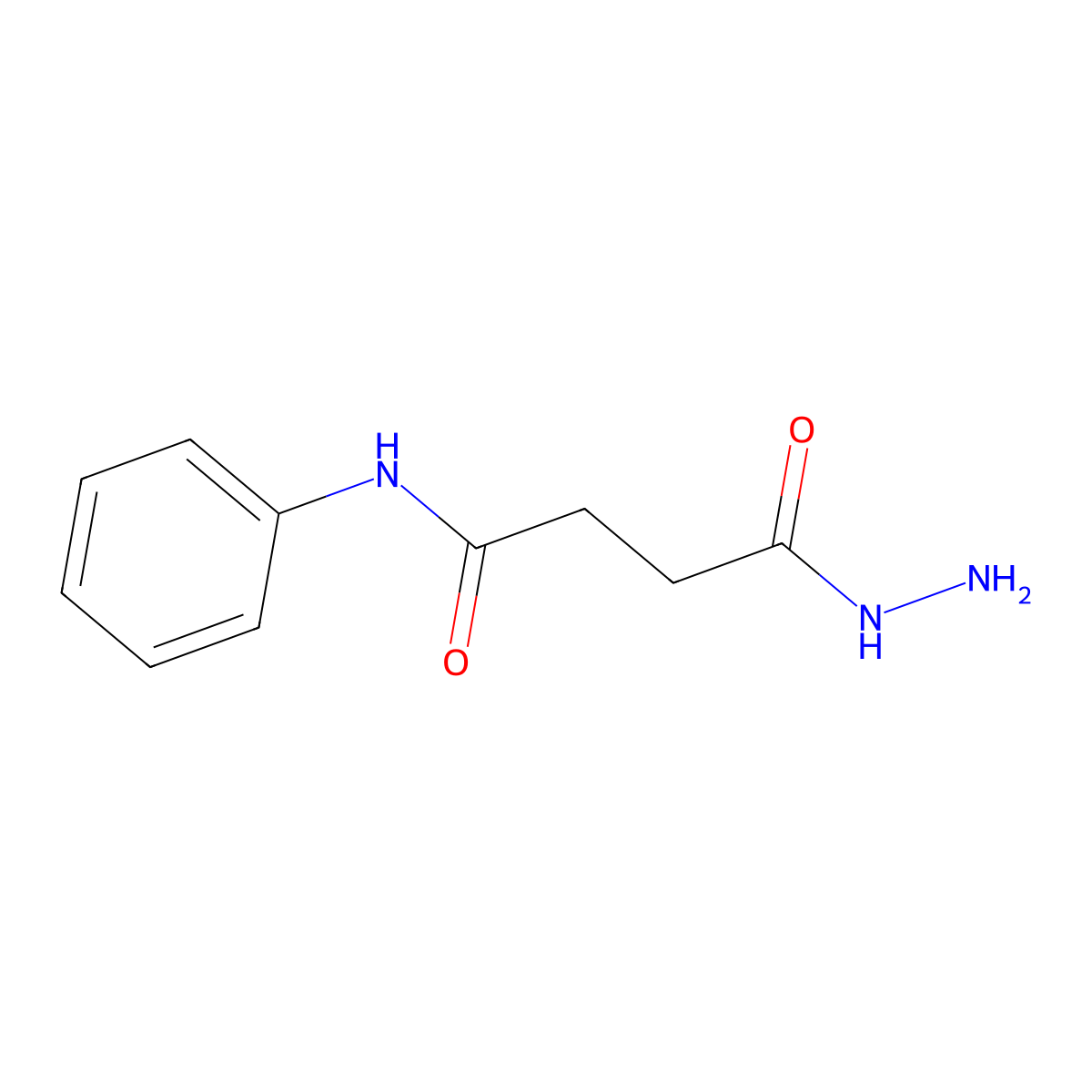 4-hydrazino-4-oxo-N-phenylbutanamide molecular structure, CAS 314766-04-6